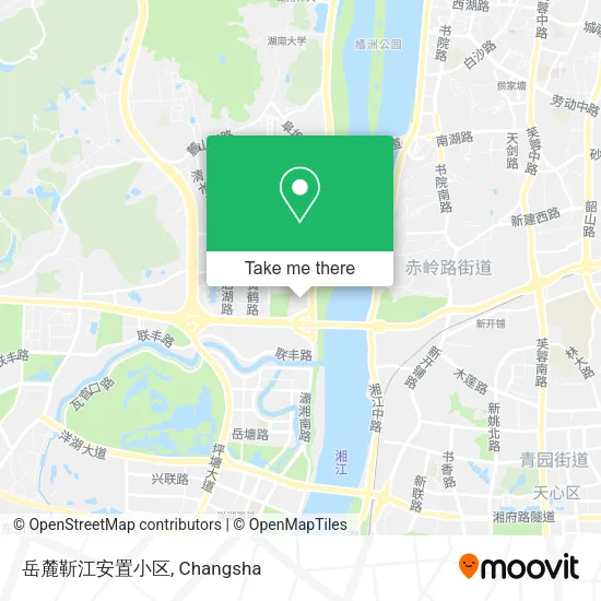 岳麓靳江安置小区 map