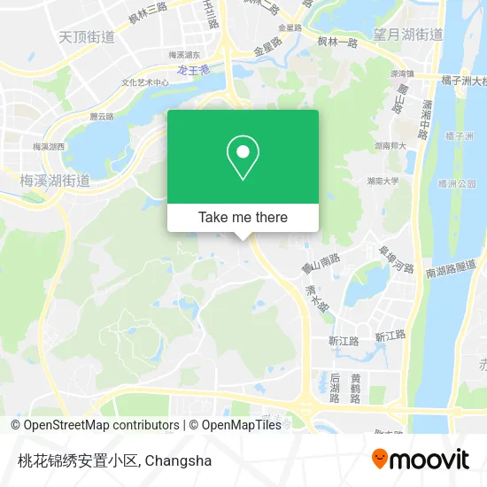 桃花锦绣安置小区 map