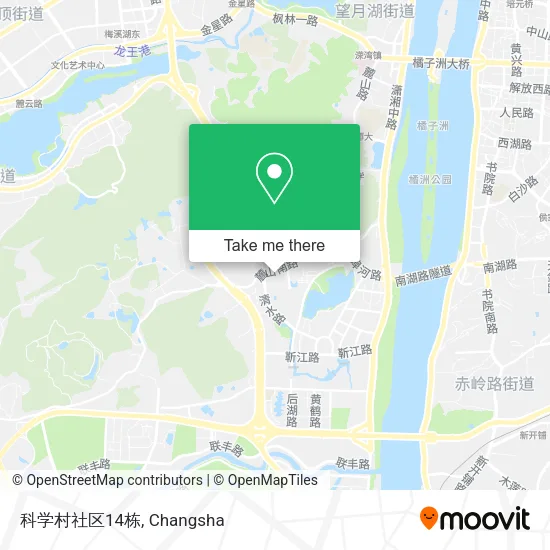 科学村社区14栋 map