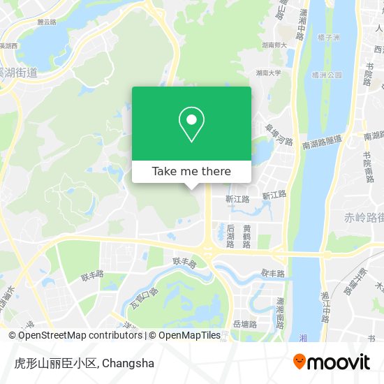 虎形山丽臣小区 map