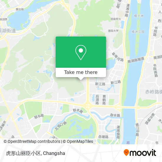 虎形山丽臣小区 map