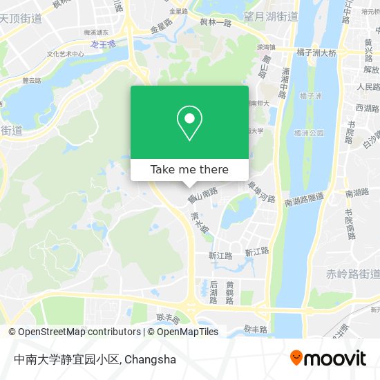 中南大学静宜园小区 map