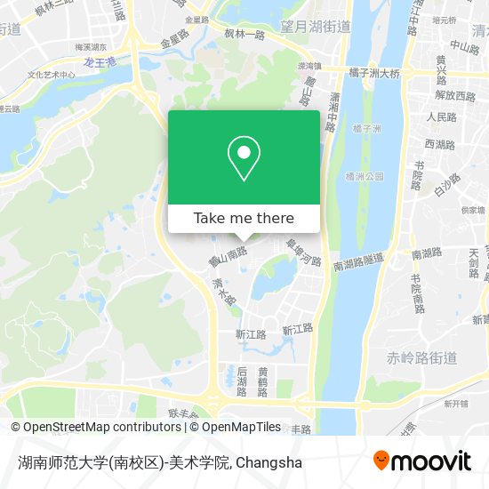 湖南师范大学(南校区)-美术学院 map