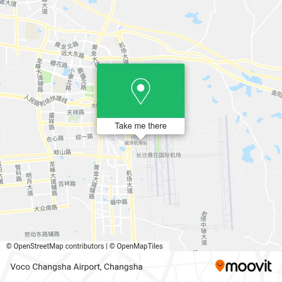 Voco Changsha Airport map