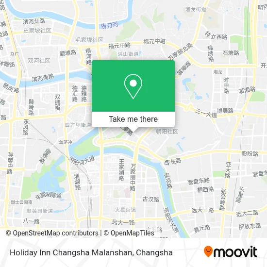 Holiday Inn Changsha Malanshan map