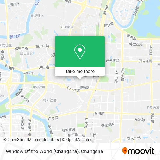 Window Of the World (Changsha) map