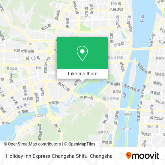 Holiday Inn Express Changsha Shifu map