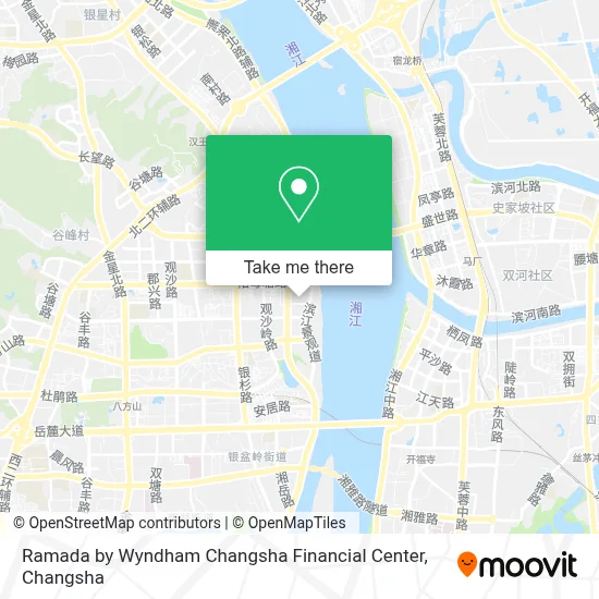 Ramada by Wyndham Changsha Financial Center map