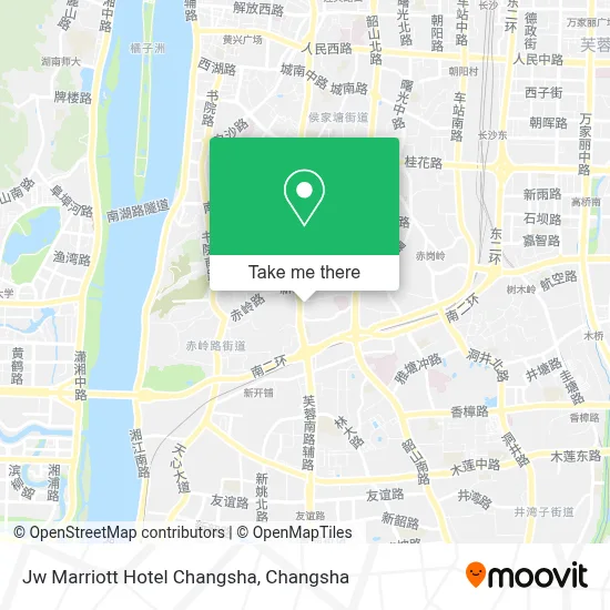 Jw Marriott Hotel Changsha map