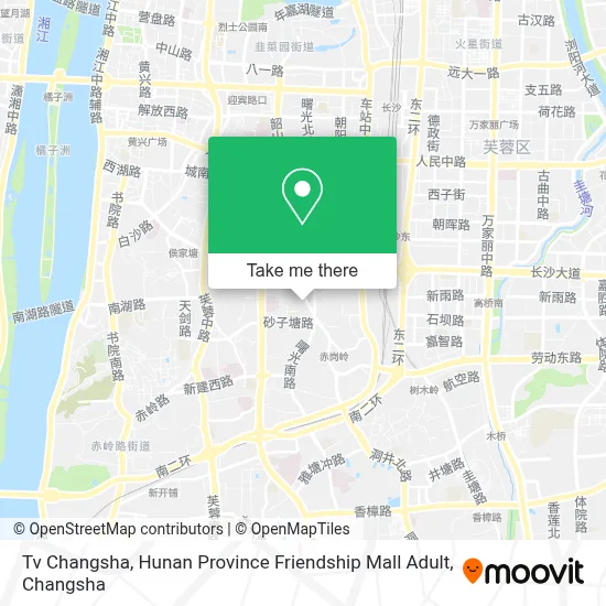 Tv Changsha, Hunan Province Friendship Mall Adult map