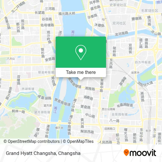 Grand Hyatt Changsha map
