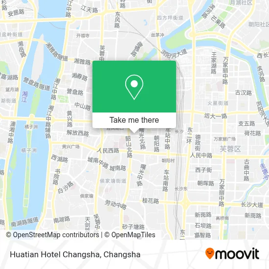 Huatian Hotel Changsha map
