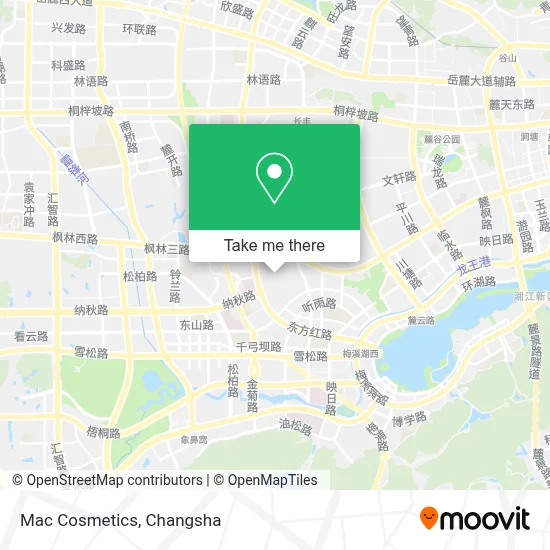 Mac Cosmetics map
