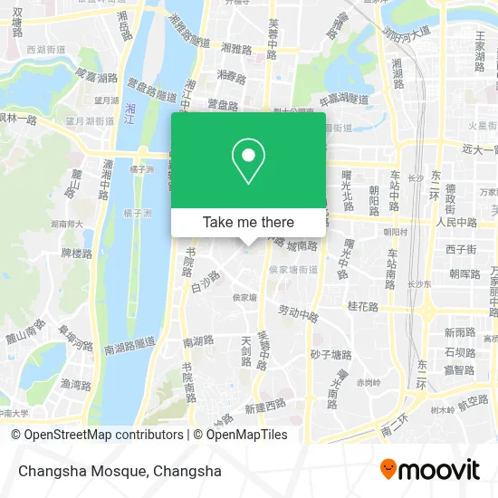 Changsha Mosque map