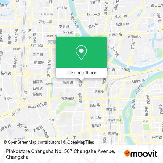 Pinkostore Changsha No. 567 Changsha Avenue map
