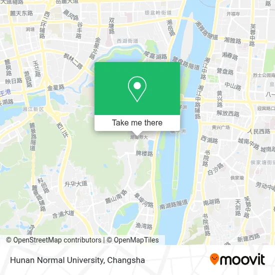 Hunan Normal University map