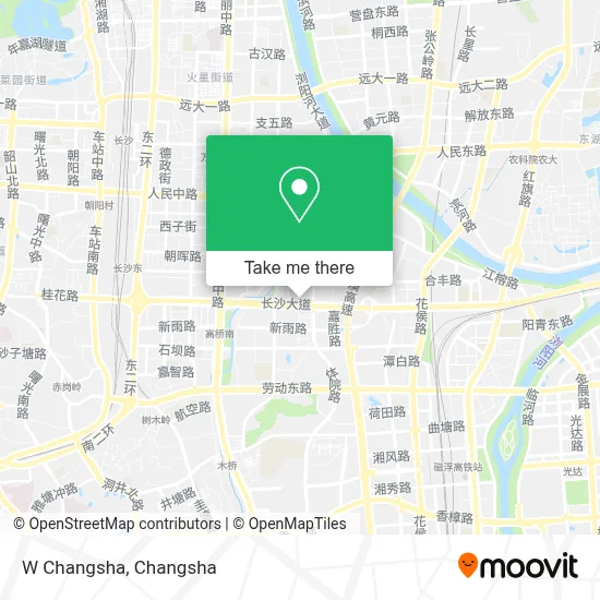 W Changsha map