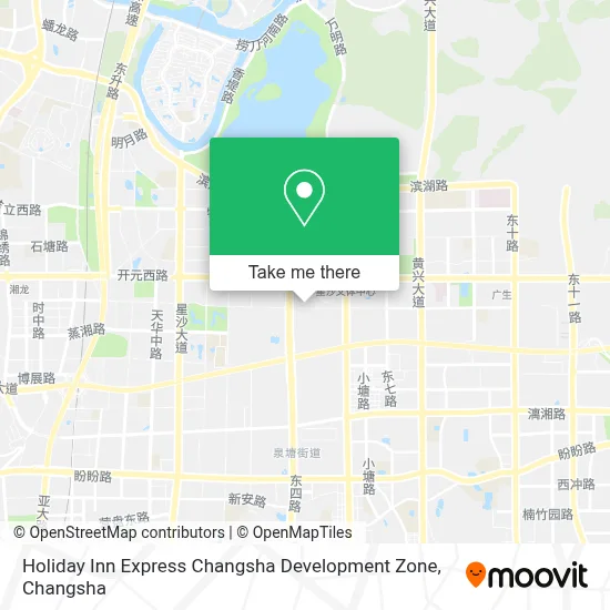 Holiday Inn Express Changsha Development Zone map
