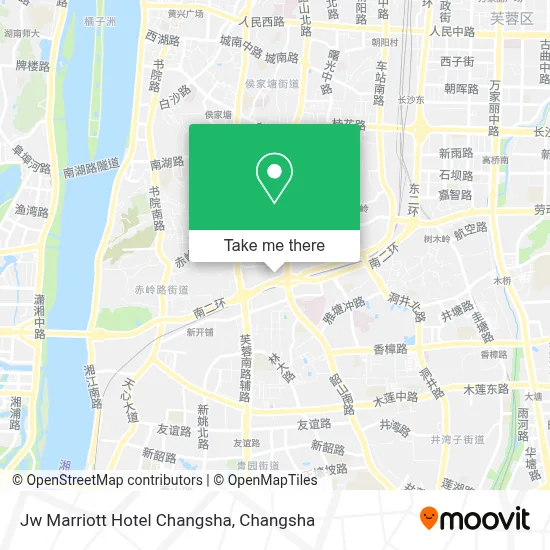 Jw Marriott Hotel Changsha map