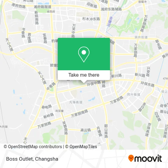 Boss Outlet map