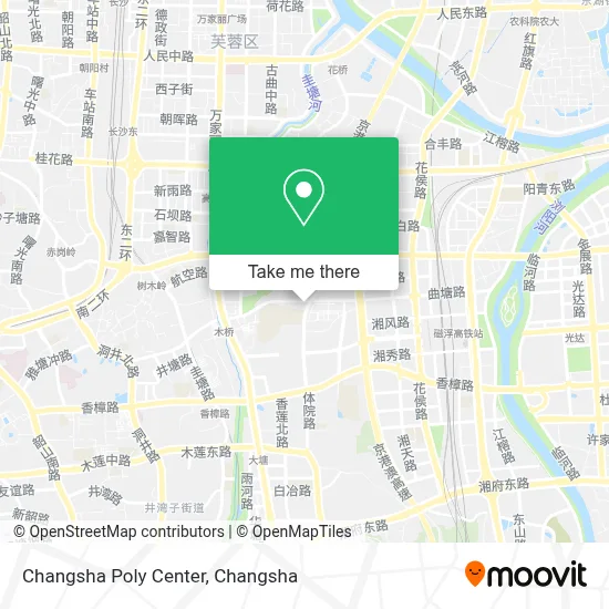 Changsha Poly Center map