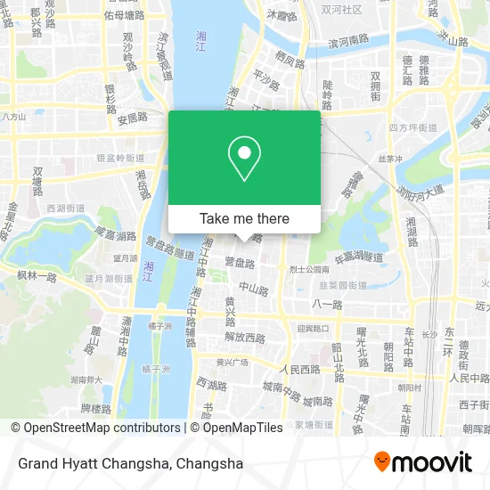Grand Hyatt Changsha map