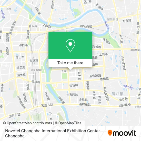 Novotel Changsha International Exhibition Center map