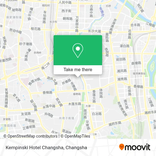 Kempinski Hotel Changsha map