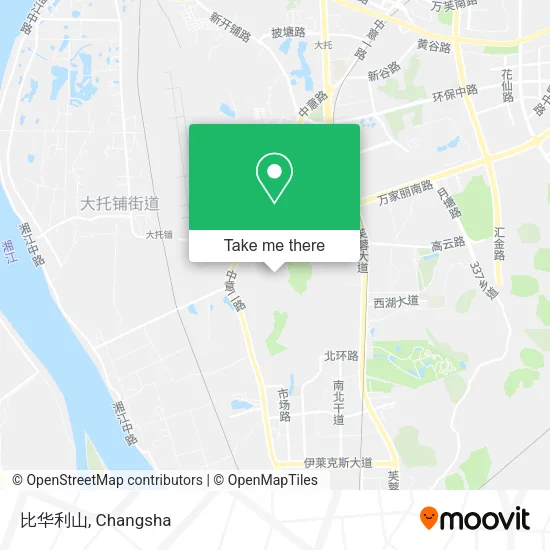比华利山 map