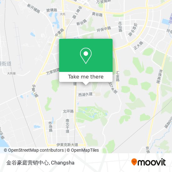 金谷豪庭营销中心 map