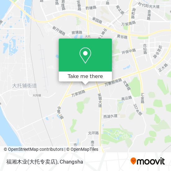 福湘木业(大托专卖店) map