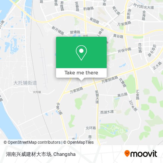 湖南兴威建材大市场 map