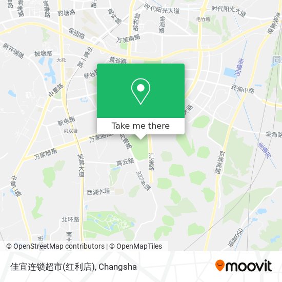 佳宜连锁超市(红利店) map