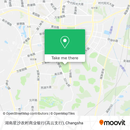 湖南星沙农村商业银行(高云支行) map