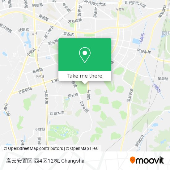 高云安置区-西4区12栋 map