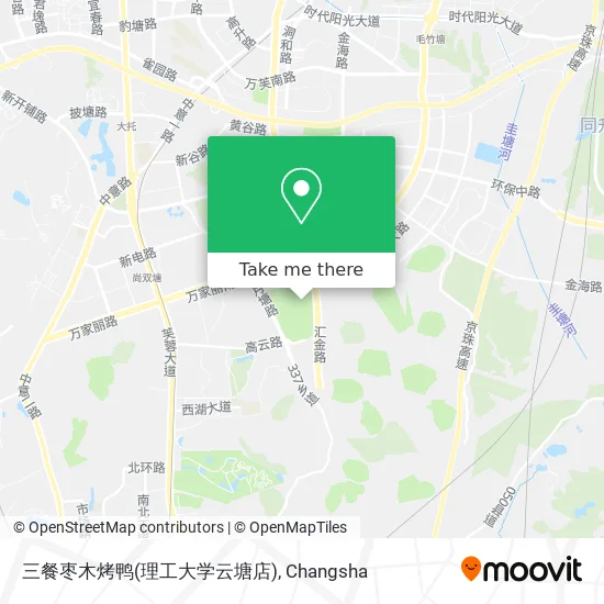 三餐枣木烤鸭(理工大学云塘店) map