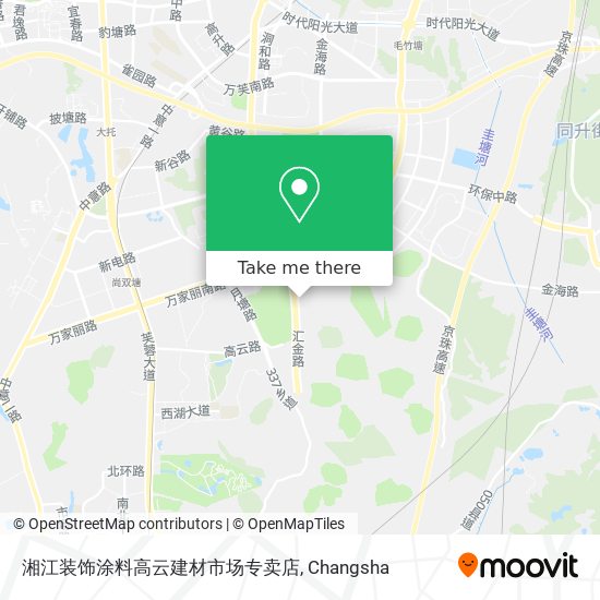 湘江装饰涂料高云建材市场专卖店 map