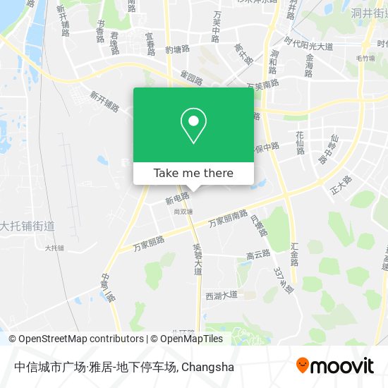 中信城市广场·雅居-地下停车场 map