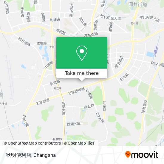 秋明便利店 map