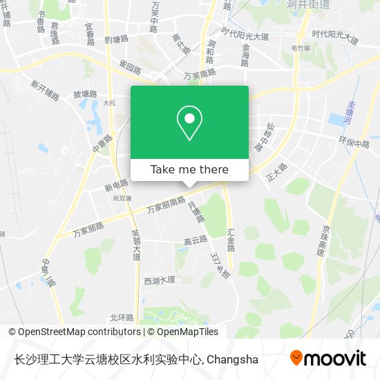 长沙理工大学云塘校区水利实验中心 map