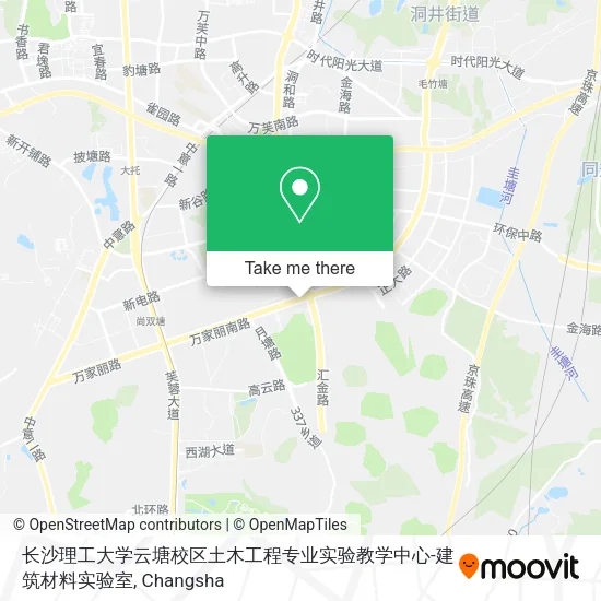 长沙理工大学云塘校区土木工程专业实验教学中心-建筑材料实验室 map