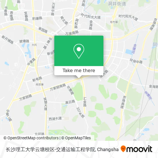 长沙理工大学云塘校区-交通运输工程学院 map