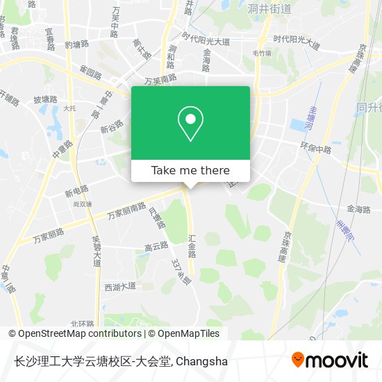 长沙理工大学云塘校区-大会堂 map