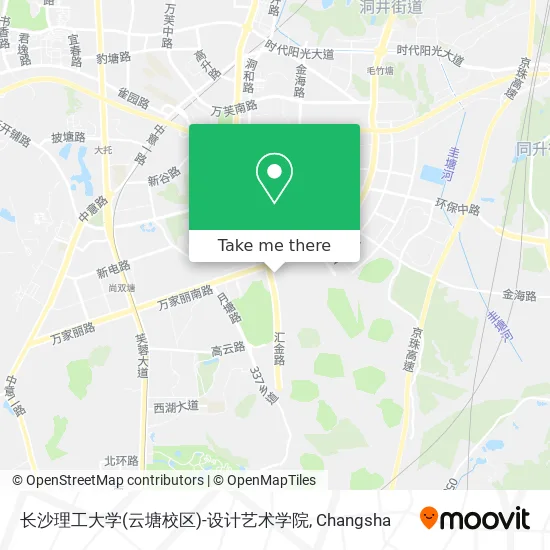 长沙理工大学(云塘校区)-设计艺术学院 map