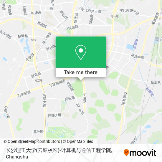 长沙理工大学(云塘校区)-计算机与通信工程学院 map