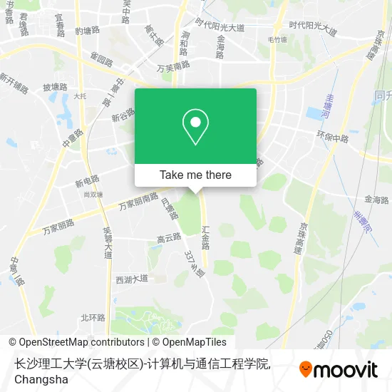 长沙理工大学(云塘校区)-计算机与通信工程学院 map
