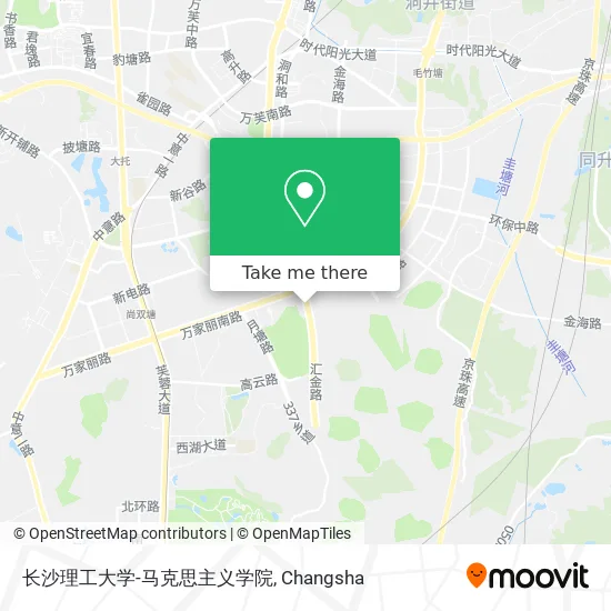 长沙理工大学-马克思主义学院 map