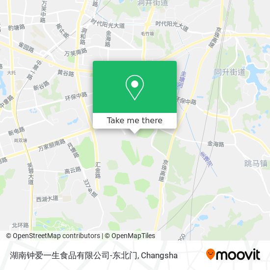 湖南钟爱一生食品有限公司-东北门 map