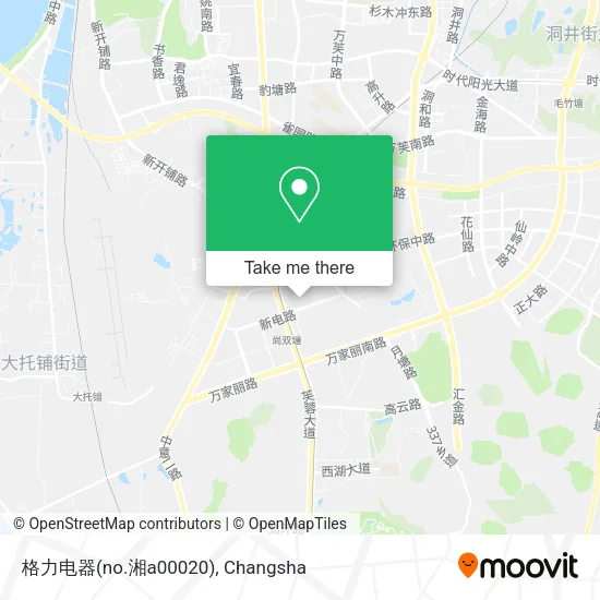 格力电器(no.湘a00020) map