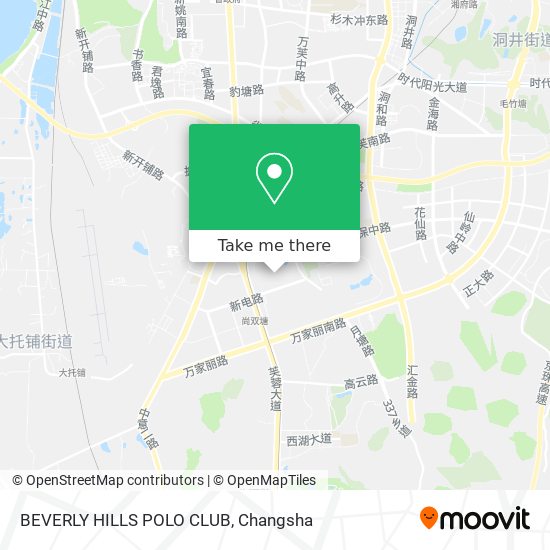 BEVERLY HILLS POLO CLUB map